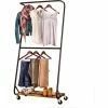 Honey-Can-Do® Rustic Z-Frame Garment Rack, Black - 33-1/2"L x 11"W x 72"H