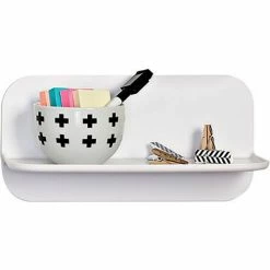 Honey-Can-Do® Magnetic Wall Shelf - White