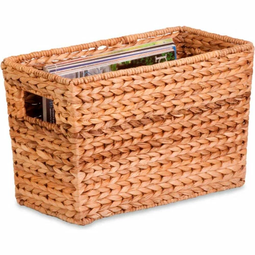 Honey-Can-Do Magazine Banana Leaf Tote Basket - Pkg Qty 2 1 Honey-Can-Do Magazine Banana Leaf Tote Basket - Pkg Qty 2