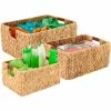 Honey-Can-Do® 3-Piece Rectangular Water Hyacinth Baskets - Natural