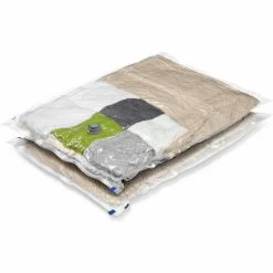 Honey-Can-Do Extra-Large Garment Storage Vacuum Packs, 40" L x 27-1/2"W, 2 Pack - Pkg Qty 4