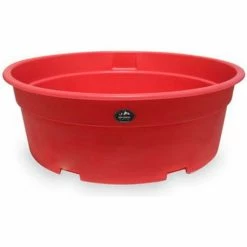 High Country Plastics Stock Tank W-350 350 Gallons, 73" Diameter x 25-1/2"H, Gray