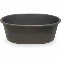 High Country Plastics Stock Tank W-35A 35 Gallons, 38-1/4"L x 28"W x 12-3/4"H, Gray