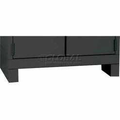 Hallowell HWC4LK-4GCL 4"W x 24"D x 4"H Optional Leg Kit for DuraTough Cabinets