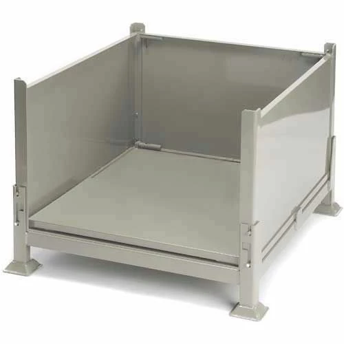 Davco KDS-01 Collapsible Sheet Metal Steel Container 40-1/2"x34-1/2"x26" Zinc-Galv 1 Davco KDS-01 Collapsible Sheet Metal Steel Container 40-1/2"x34-1/2"x26" Zinc-Galv