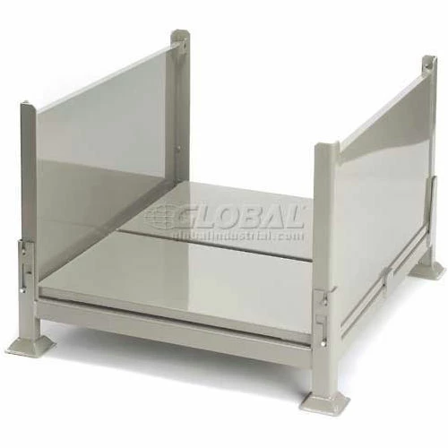 Davco KDS-01 Collapsible Sheet Metal Steel Container 40-1/2"x34-1/2"x26" Zinc-Galv 3 Davco KDS-01 Collapsible Sheet Metal Steel Container 40-1/2"x34-1/2"x26" Zinc-Galv - Image 3