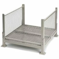 Davco KDW-01 Collapsible Wire Mesh Steel Container 40-1/2"x34-1/2"x26" Zinc-Galv -Containers & Organizers Sales Store KDW 01 c