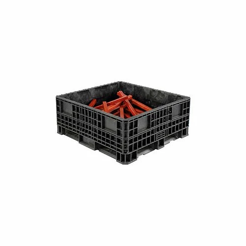 ORBIS Heavy-Duty BulkPak Container HDRS4548-19 - 48"L x 45"W x 19-5/16"H - Fixed Wall Black 11 ORBIS Heavy-Duty BulkPak Container HDRS4548-19 - 48"L x 45"W x 19-5/16"H - Fixed Wall Black - Image 11