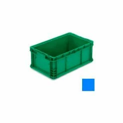 ORBIS Stakpak NXO2415-9 Modular Straight Wall Container, 24"L x 15"W x 9-1/2"H, Blue