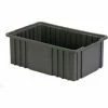 LEWISBins Divider Box NDC2060 16-1/2" x 10-7/8" x 6", Gray - Pkg Qty 8