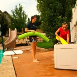 Lifetime 60059 Outdoor Deck Storage Box 80 Gallon, Sand w/Black Bottom -Containers & Organizers Sales Store LII 60059 10