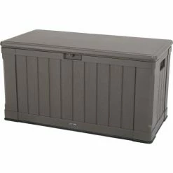Lifetime 60089 Outdoor Deck Storage Box 116 Gallon, Brown -Containers & Organizers Sales Store LII 60089 02