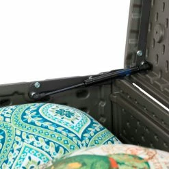 Lifetime 60089 Outdoor Deck Storage Box 116 Gallon, Brown -Containers & Organizers Sales Store LII 60089 07