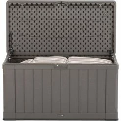 Lifetime 60089 Outdoor Deck Storage Box 116 Gallon, Brown -Containers & Organizers Sales Store LII 60089 08