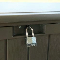 Lifetime 60089 Outdoor Deck Storage Box 116 Gallon, Brown -Containers & Organizers Sales Store LII 60089 13