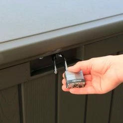 Lifetime 60089 Outdoor Deck Storage Box 116 Gallon, Brown -Containers & Organizers Sales Store LII 60089 14