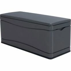 Lifetime Outdoor Storage Deck Bench Box 130 Gallon - Gray w/Black Bottom 23 Lifetime Outdoor Storage Deck Bench Box 130 Gallon - Gray w/Black Bottom -Containers & Organizers Sales Store LII 60298 04