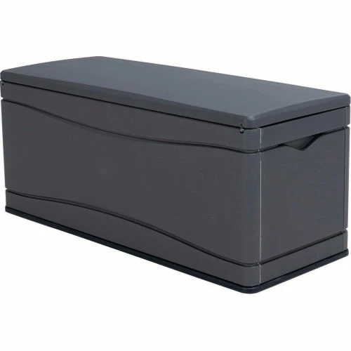 Lifetime Outdoor Storage Deck Bench Box 130 Gallon - Gray w/Black Bottom 5 Lifetime Outdoor Storage Deck Bench Box 130 Gallon - Gray w/Black Bottom - Image 5