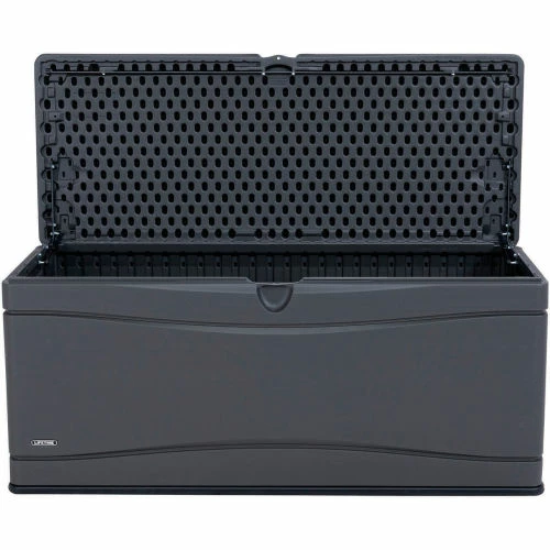 Lifetime Outdoor Storage Deck Bench Box 130 Gallon - Gray w/Black Bottom 11 Lifetime Outdoor Storage Deck Bench Box 130 Gallon - Gray w/Black Bottom - Image 11