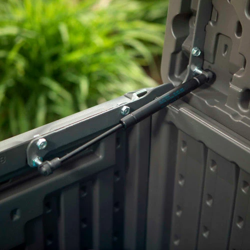 Lifetime Outdoor Storage Deck Bench Box 130 Gallon - Gray w/Black Bottom 18 Lifetime Outdoor Storage Deck Bench Box 130 Gallon - Gray w/Black Bottom - Image 18