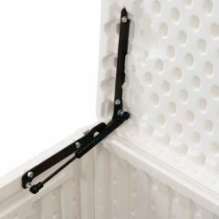 Lifetime Marine Dock Bench Box 130 Gallon - 60"L x 24"W x 24-1/4"H - White -Containers & Organizers Sales Store LII 60348 06