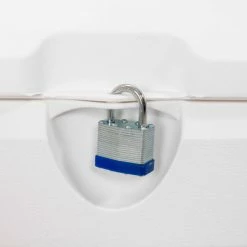 Lifetime Marine Dock Bench Box 130 Gallon - 60"L x 24"W x 24-1/4"H - White -Containers & Organizers Sales Store LII 60348 08