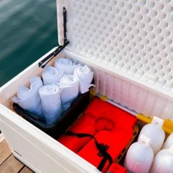 Lifetime Marine Dock Bench Box 130 Gallon - 60"L x 24"W x 24-1/4"H - White -Containers & Organizers Sales Store LII 60348 10