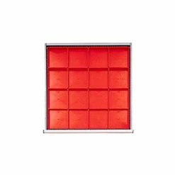 Lista SC Drawer Layout, 16 Plastic Boxes 2" H