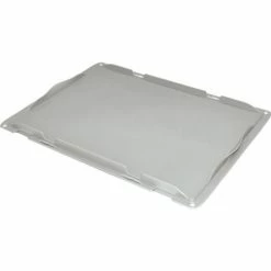 SSI Schaefer Schaefer Lid for Straight Wall Stacking Container ELBD.64GY1 - 23-5/8"L x 15-11/16"W - Pkg Qty 25