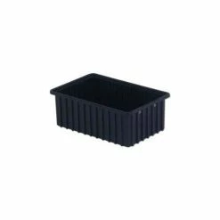 LEWISBins ESD-Safe Divider Box DC2060xL - 16-1/2"L x 10-29/32"W x 6"H - Pkg Qty 8