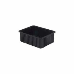 LEWISBins ESD-Safe Divider Box DC3080xL - 22-13/32"L x 17-13/32"W x 8"H - Pkg Qty 4