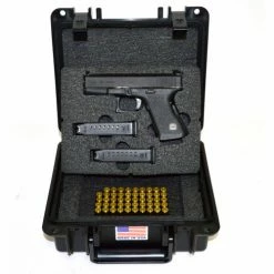 Quick Fire Cases Quick Fire Pistol Case With Glock Inserts QF300BKG2 Watertight, 10-11/16"x9-3/4"x4-13/16" Black 5 Quick Fire Cases Quick Fire Pistol Case With Glock Inserts QF300BKG2 Watertight, 10-11/16"x9-3/4"x4-13/16" Black -Containers & Organizers Sales Store MEN QF300BKG2