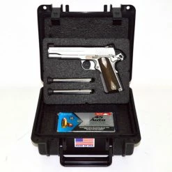 Quick Fire Cases Quick Fire Pistol Case With 1911 Inserts QF300BKL0S Watertight, 10-11/16"x9-3/4"x4-13/16" Black -Containers & Organizers Sales Store MEN QF300BKL0S