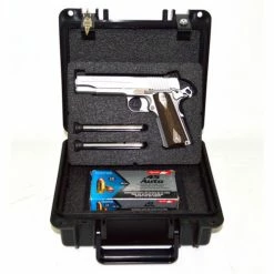 Quick Fire Cases Quick Fire Multifit™ Pistol Case QF345BKL Watertight, 10-11/16"x9-3/4"x4-13/16" Black -Containers & Organizers Sales Store MEN QF345BKL