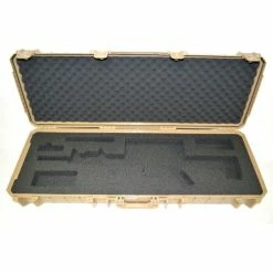 Quick Fire Cases Quick Fire Carbine Case With Pistol Slot QF640TN Watertight, 46-5/8"x16-3/4"x6-7/8" Tan -Containers & Organizers Sales Store MEN QF640TN