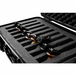 Quick Fire Cases Quick Fire Pistol Case QF920SGRL Watertight, 9 Pistol Capacity, 20-1/8"x16-1/8"x10-1/8" Gray -Containers & Organizers Sales Store MEN QF920SGRL