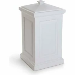 Mayne Berkshire Outdoor Storage Box 4835-B - 20"L x 20"W x 37-3/4"H, White 9 Mayne Berkshire Outdoor Storage Box 4835-B - 20"L x 20"W x 37-3/4"H, White -Containers & Organizers Sales Store MM8 4835 W