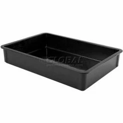 MFG Tray Molded Fiberglass Fibrestat ESD Stacking Tote 870000, Top Overall -25-3/4"L x 17-3/4"W x 3"H
