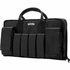 Barska Loaded Gear RX-50 Tactical Pistol Bag 16"L x 4"W x 9"H, Black