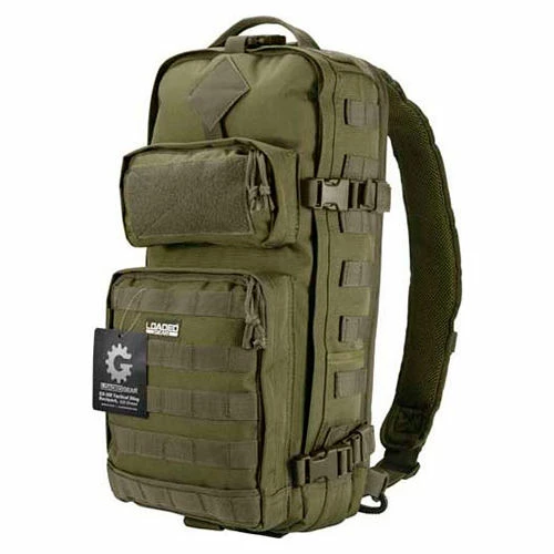Barska Loaded Gear GX-300 Tactical Sling Backpack BI12326 21-1/2" x 13" x 2-1/2" OD Green 8 Barska Loaded Gear GX-300 Tactical Sling Backpack BI12326 21-1/2" x 13" x 2-1/2" OD Green - Image 8