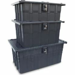 Cortech USA 3825M Master Box Inmate Property Storage - 1.5 Cu. Ft. 23"L x 17-1/2"W x 8-1/2"H - Gray 5 Cortech USA 3825M Master Box Inmate Property Storage - 1.5 Cu. Ft. 23"L x 17-1/2"W x 8-1/2"H - Gray -Containers & Organizers Sales Store MasterBoxes