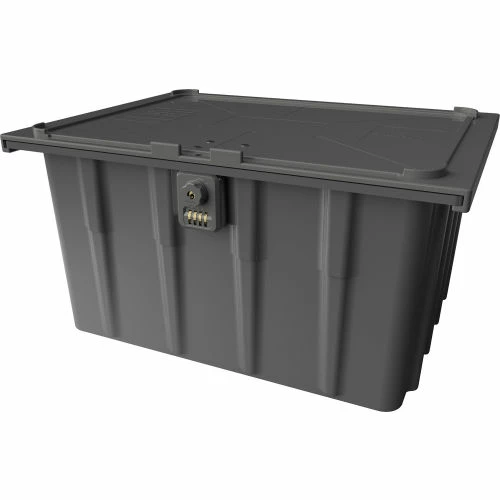 Cortech USA 3825M Master Box Inmate Property Storage - 1.5 Cu. Ft. 23"L x 17-1/2"W x 8-1/2"H - Gray 2 Cortech USA 3825M Master Box Inmate Property Storage - 1.5 Cu. Ft. 23"L x 17-1/2"W x 8-1/2"H - Gray - Image 2