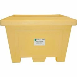 Enpac 1505-YE Large Outdoor Storage Tote, 35-1/2"L x 45"W x 30-13/32"H, Yellow