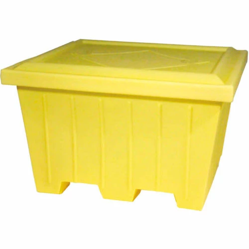 Enpac 1525-YE X-Large Outdoor Storage Tote, 47-1/4"L x 51-1/2"W x 33"H, Yellow 1 Enpac 1525-YE X-Large Outdoor Storage Tote, 47-1/4"L x 51-1/2"W x 33"H, Yellow
