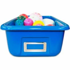 Shirley K's Storage Tote Tan T100 - 19"L x 9"W x 4-3/8"H - Pkg Qty 4 -Containers & Organizers Sales Store Narrow 8