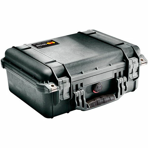 Pelican 1450 Watertight Medium Case With Foam 14-11/16" x 13" x 6-13/16", Black 1 Pelican 1450 Watertight Medium Case With Foam 14-11/16" x 13" x 6-13/16", Black