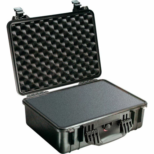Pelican 1520 Watertight Medium Case With Foam 19-3/4" x 15-3/4" x 7-7/16", Black 1 Pelican 1520 Watertight Medium Case With Foam 19-3/4" x 15-3/4" x 7-7/16", Black