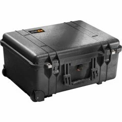 Pelican 1560 Watertight Wheeled Large Case With Foam 22-1/16" x 17-15/16" x 10-7/16", Black
