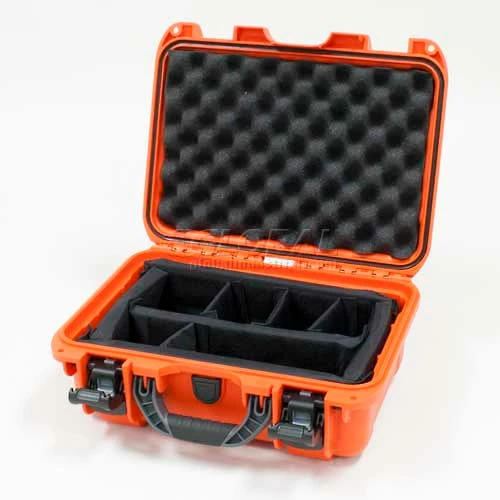 Nanuk 915 Case w/Padded Divider, 15-3/8"L x 12-1/8"W x 6-13/16"H, Orange 1 Nanuk 915 Case w/Padded Divider, 15-3/8"L x 12-1/8"W x 6-13/16"H, Orange