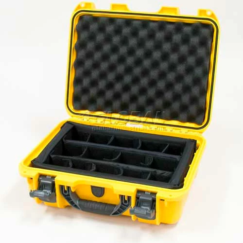 Nanuk 920 Case w/Padded Divider, 16-11/16"L x 13-3/8"W x 6-13/16"H, Yellow 1 Nanuk 920 Case w/Padded Divider, 16-11/16"L x 13-3/8"W x 6-13/16"H, Yellow